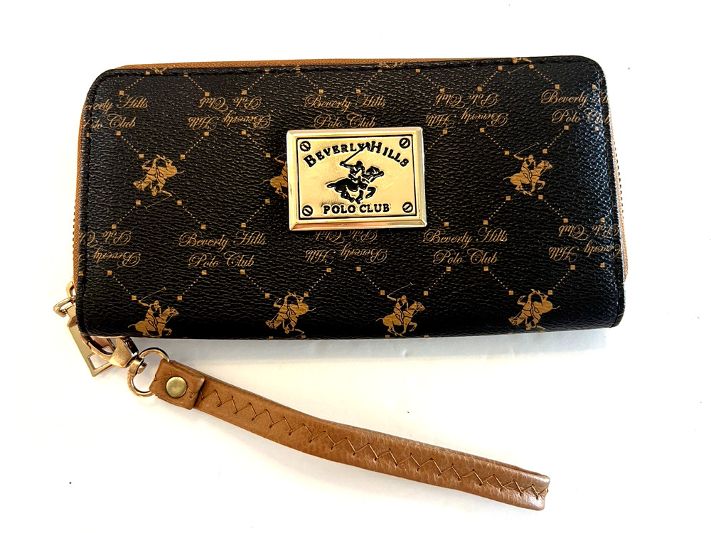Beverly Hills Polo Club DoubleZip Wristlet Wallet WB699VL